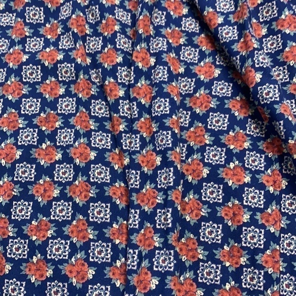 Vintage Expo Petite Rose Long Sleeve Prairie Dress 8 Petite - Picture 8 of 8